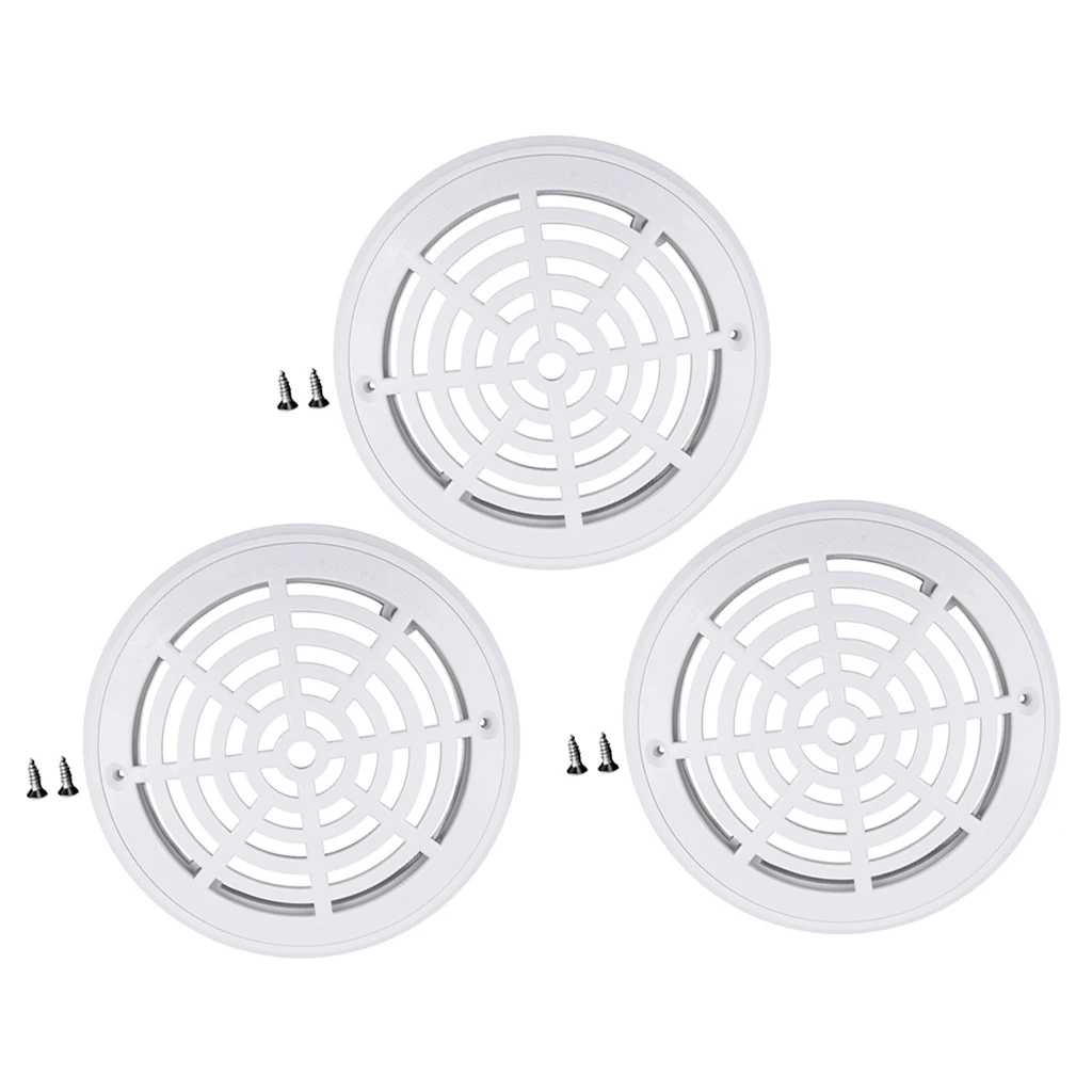 3 упаковки 8 дюймов прочная двойная сменная крышка основной нижний Слив для