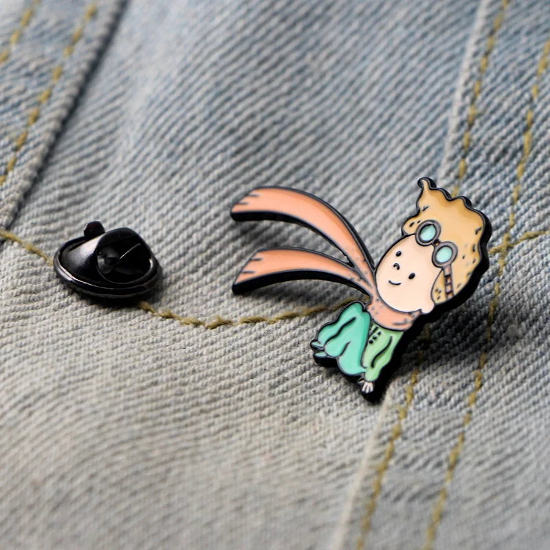DMLSKY Le Petit Prince художественные эмалированные булавки и броши нагрудные булавки рюкзак сумки значок украшения одежды подарки M3346