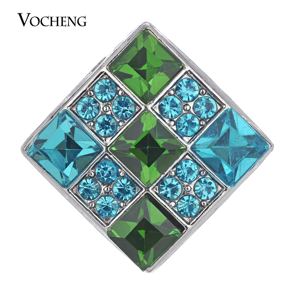 Vocheng Имбирное печенье квадратный Форма 3 цвета 18 мм заполнен с украшением в виде