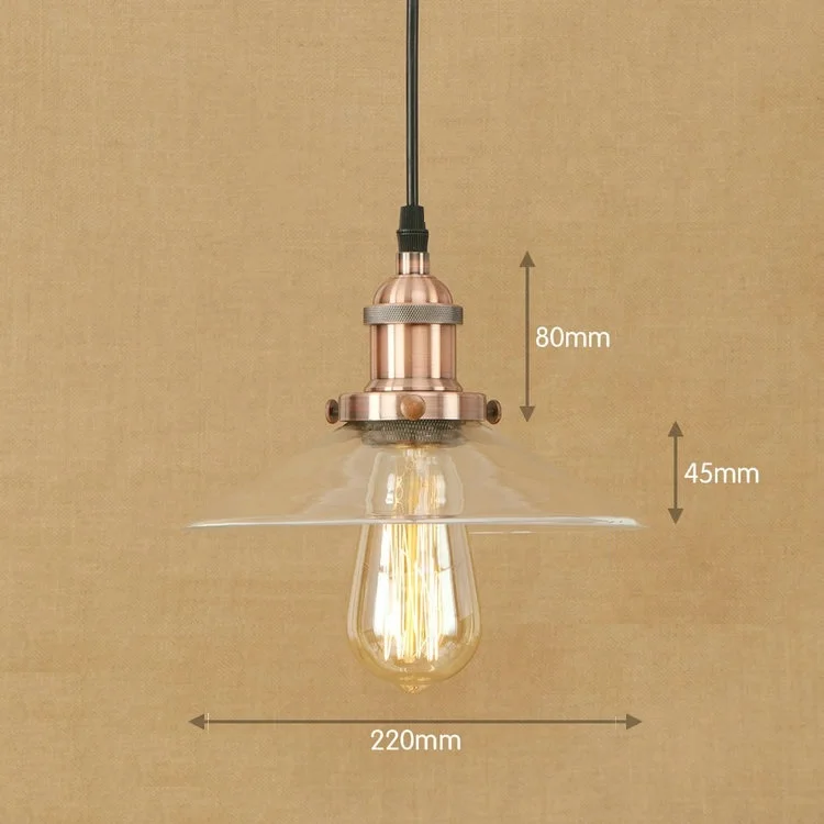 

IWHD Glass Pendant Lamps Style Loft Vintage Industrial Lighting LED Hanging Lamp Kitchen Bedroom Restaurant Hang Lights Lustre