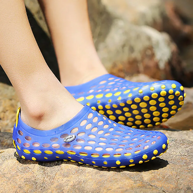 Новые креативные летние сандалии высокого качества для пар пляжные шлепанцы