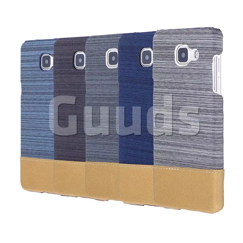 Guuds для Samsung A5 2016 A510 2017 A520 чехол телефона с тканевым покрытием Пластиковая Задняя
