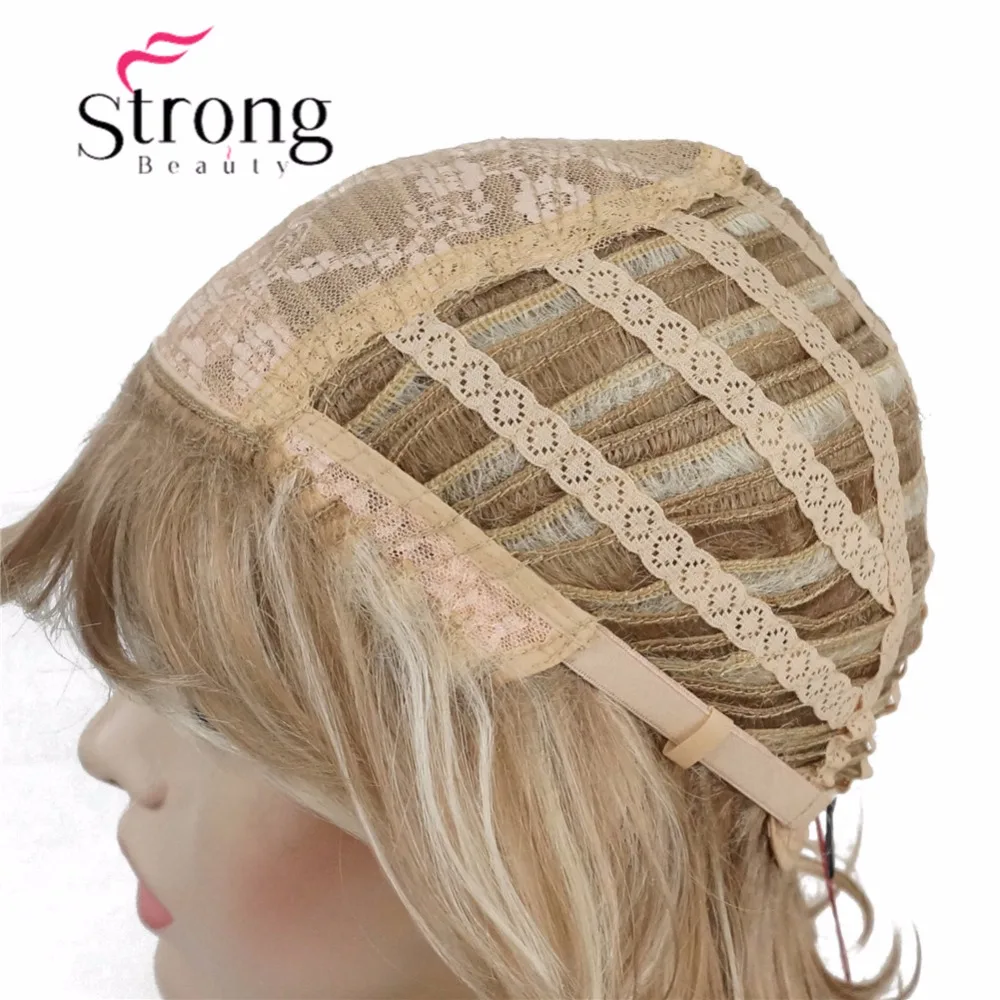 StrongBeauty короткий слоистый лохматый медный красный полный синтетический парик женские парики выбор цвета