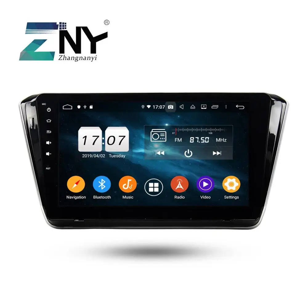 10 1 "ips Android 9 0 автомобильный стерео gps радио для Skoda Superb 2015 2016 2017 2018 +