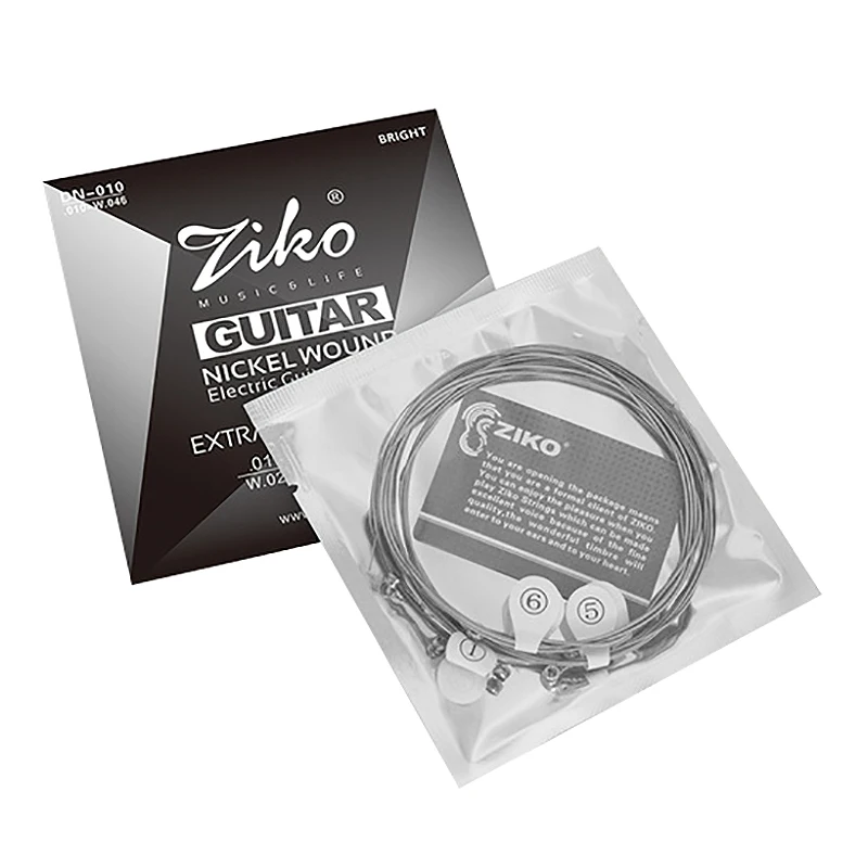 

Струны для электрогитары серии Ziko Dn, очень светильник