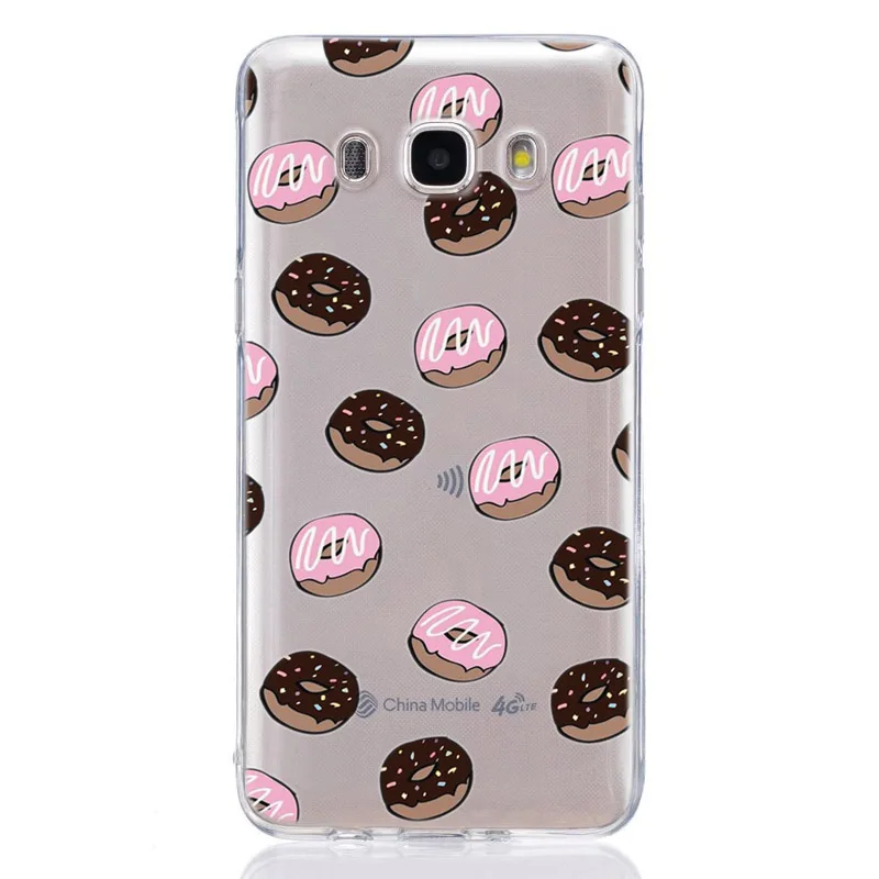 For Samsung Galaxy A3 A5 2016 2017 A300 A320F A510 A520F TPU Colorful Soft Pie Food Painted Desig Cover Case Fundas F317 |