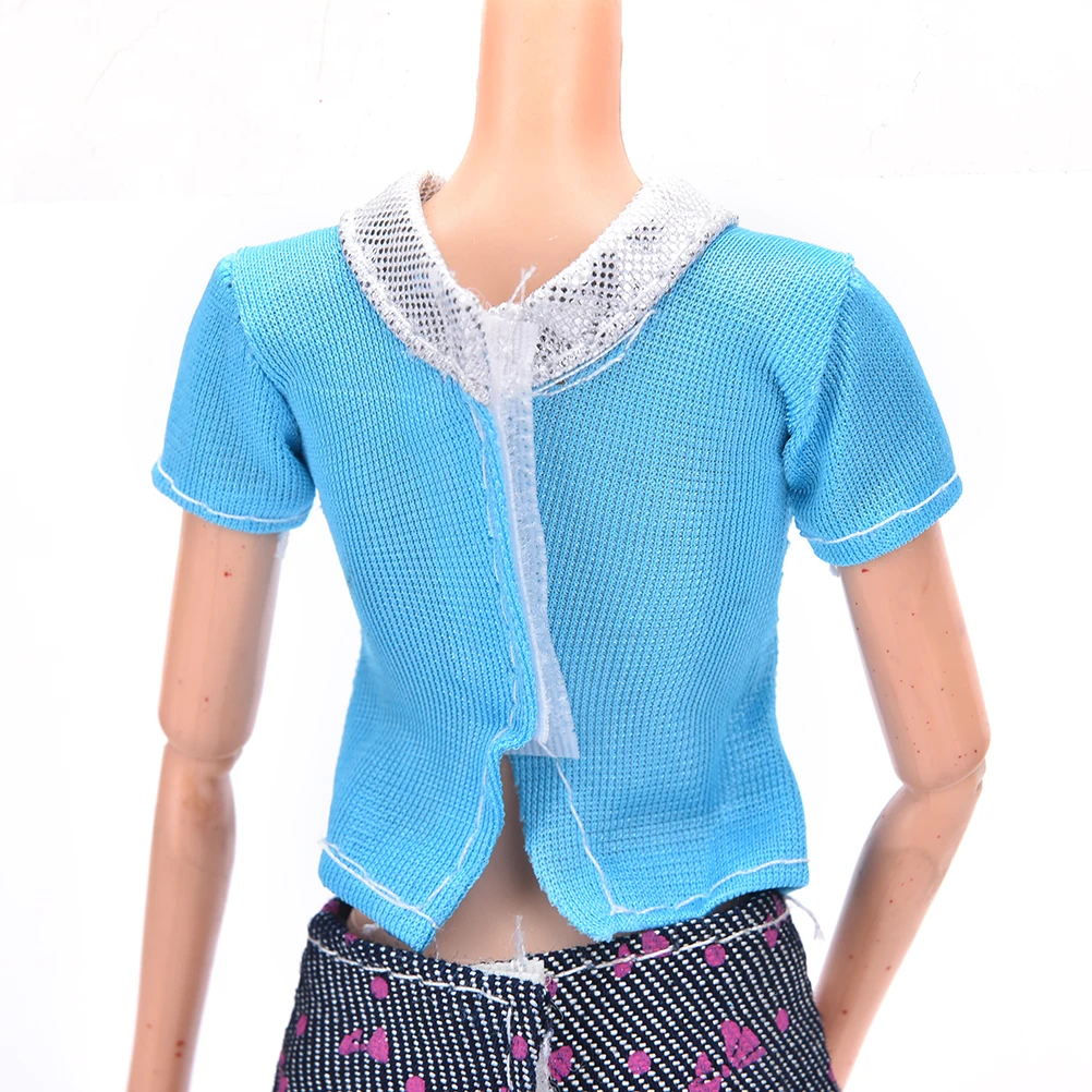 2 шт./компл. один комплект модные наряды топ блузка штаны юбки для куклы Барби