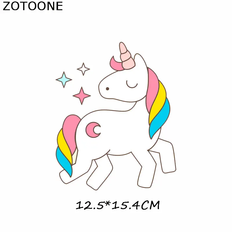 23 ZOTOONE милые животные железные аппликации высокое качество полосатые наклейки на одежду DIY теплопередача моющиеся модные патчи E - Цвет: 23