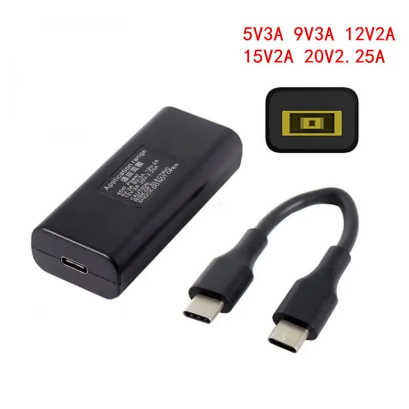 Адаптер переходник с разъемом USB Type C для Lenovo Dell Hp Asus 20 в 2 25 А|Компьютерные кабели и