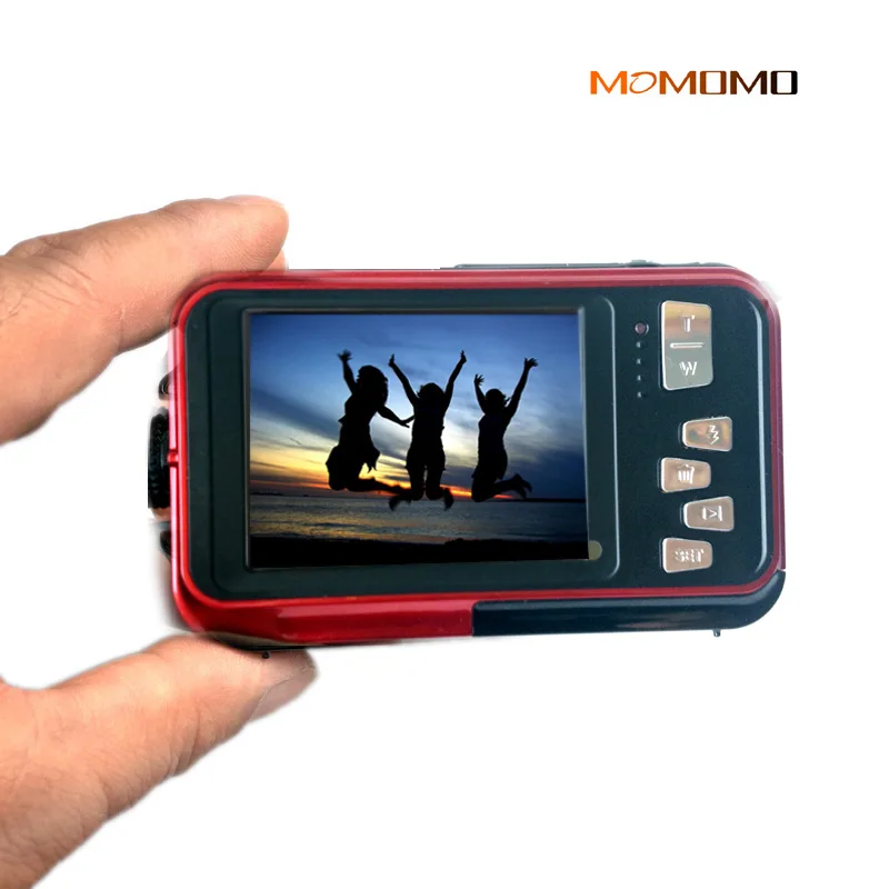 Цифровая камера 2 7 дюйма TFT водонепроницаемая 24MP MAX 1080P с двойным экраном 16x