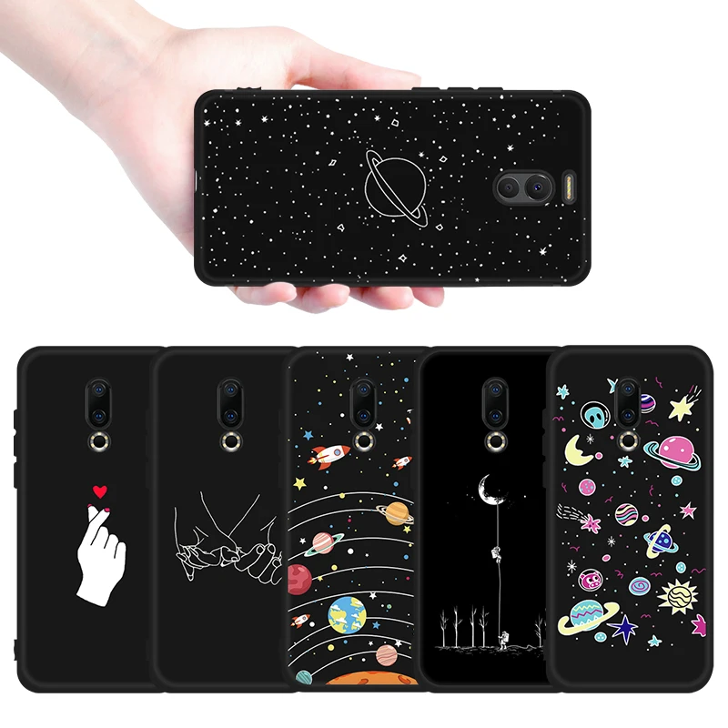 Мягкий силиконовый чехол для телефона Meizu M5 M6 Note 16 16X Snap710 16th Snap845 черный из ТПУ X8 8 M5S