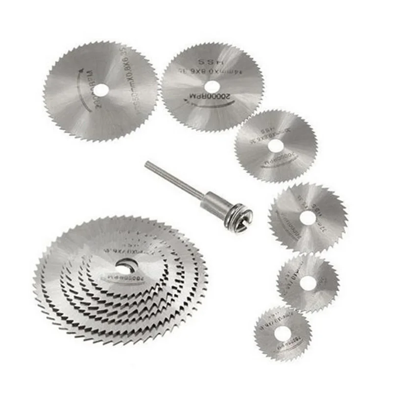 

HSS 22-50mm Circular Saw Blades Metal Wood Cutting Blades Disc Woodworking Grinding Sets For Dremel Rotary Tool Cutter Accessory