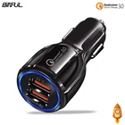 Автомобильное зарядное устройство с двумя USB-портами, быстрая зарядка 3,0 для Samsung Galaxy Note 8 9 S8 Plus, быстрая зарядка, автомобильное зарядное устройство USB QC 3,0, быстрая зарядка телефона QC3.0