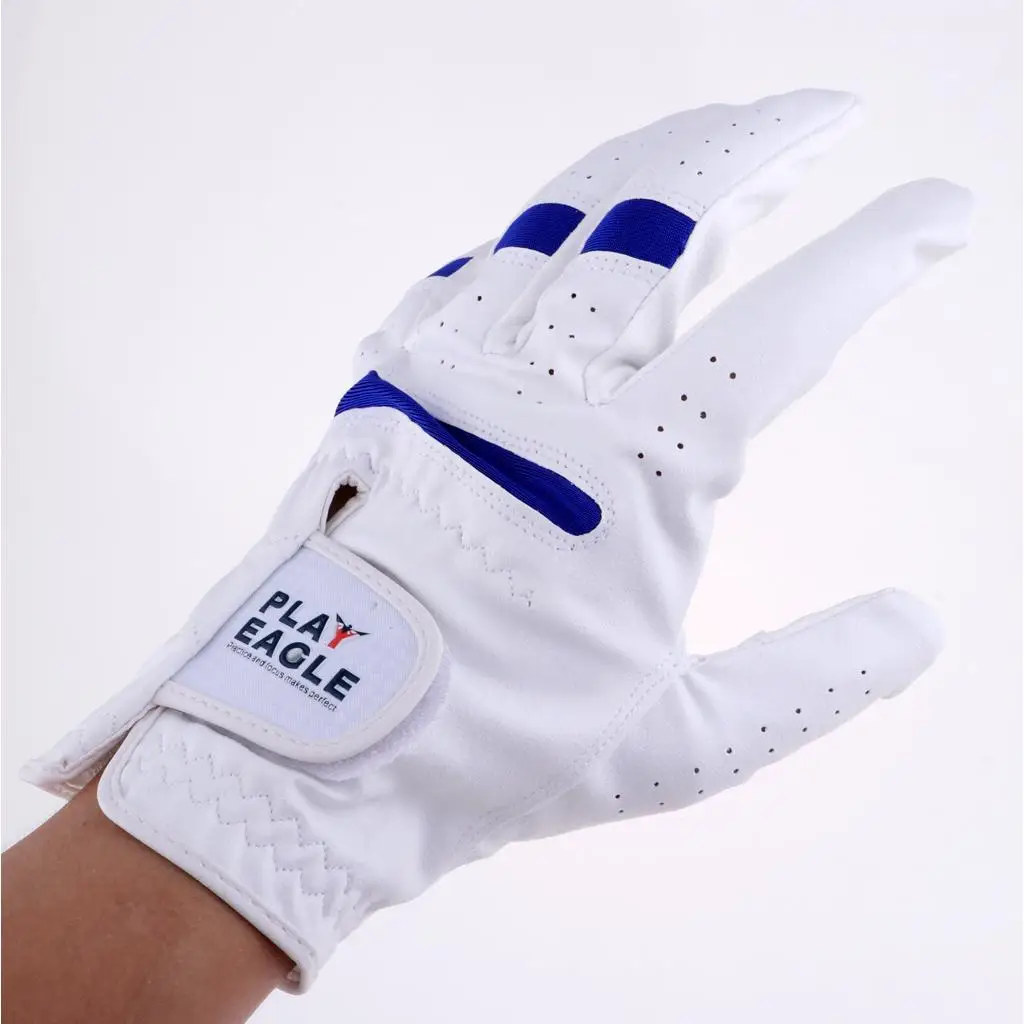 Профессиональные мужские спортивные перчатки с открытыми пальцами для гольфа