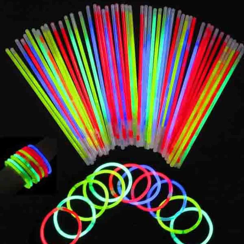 Флуоресцентные браслеты мигающая палочка с подсветкой новинка игрушка