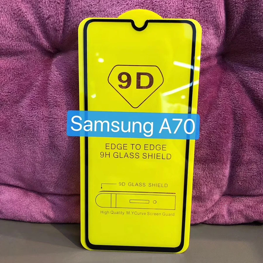 9D Премиум Закаленное стекло для Samsung Galaxy A70 A40 A90 защитное на Galax 40 80 70A | Мобильные