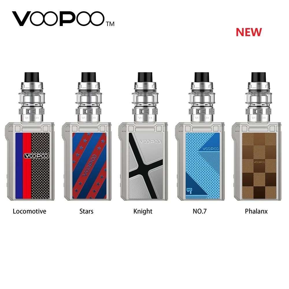 Новый оригинальный VOOPOO Alpha Zip Mini 120 Вт TC комплект с 4400 мАч встроенной батареей и 4