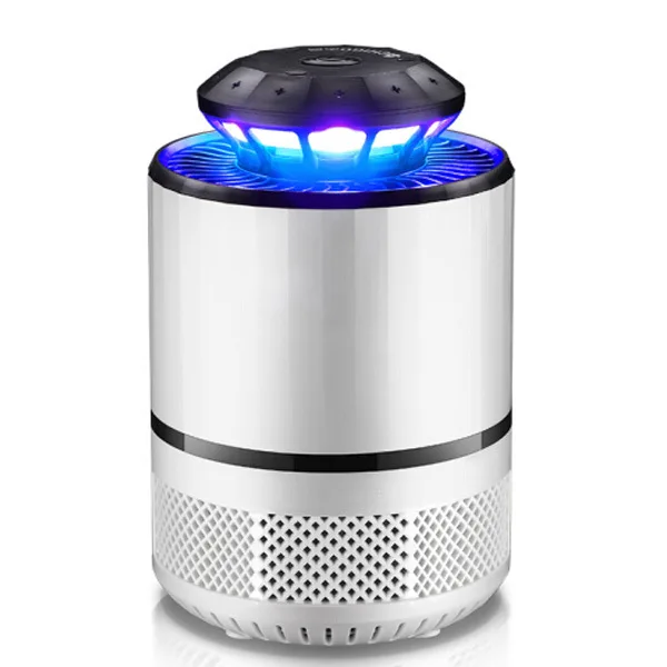 USB электрическая УФ-лампа Eiller от комаров, ehotocatalistic Eute Eome, светодиодный, Zapper, приманка, ловушка для насекомых, без излучения, Mata, против комаров - Цвет: White-B
