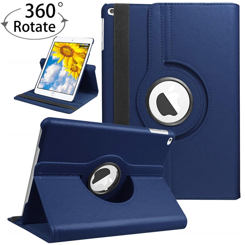 Чехол для iPad 9 7 2018 2017 A1893 A1954 A1822 A1823 Air 2 A1566 A1567 A1474 A1475 A1476 чехол вращающийся и