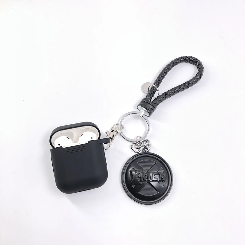 Чехол Airpods с подвеской в виде супергероя силикагель чехол для Apple 1/2 зарядная