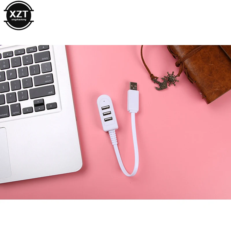 3 портовый USB 2 0 концентратор высокоскоростной расширитель для Macbook ноутбука ПК