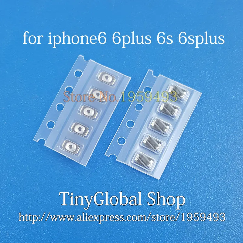 

50pcs/lot XGE Power Button Switch Top Inner vol key ON OFF Contact Button replacement for iPhone 6 (6p) 6plus 6s 6splus