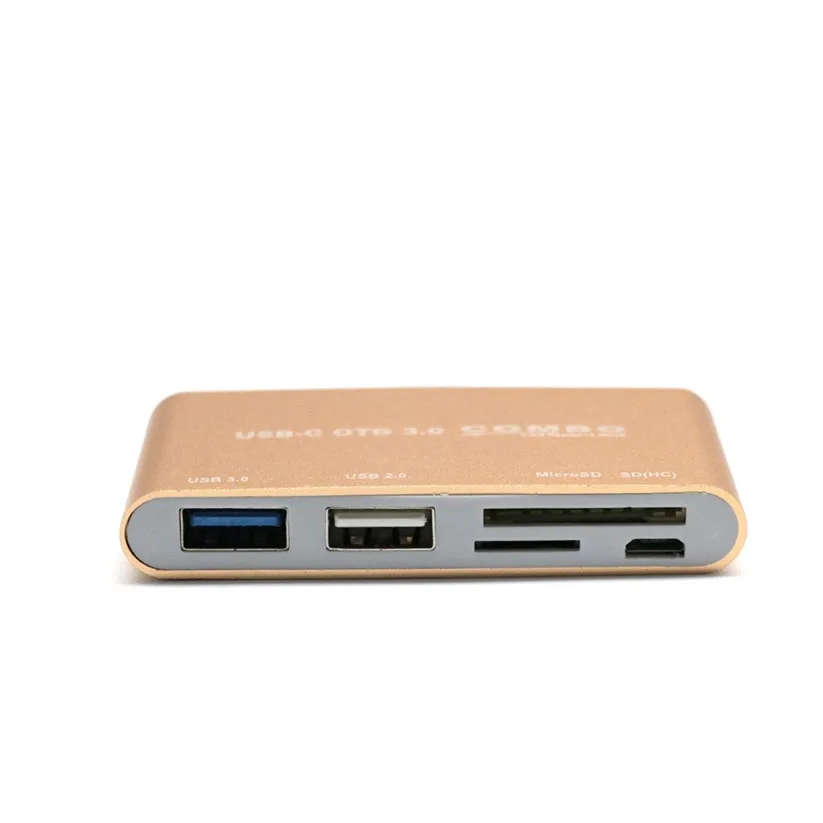 OMESHIN USB концентратор 5 в 1 Type C 3 OTG 0 2 SD/TF кардридер комбо для ноутбука td0218 Прямая