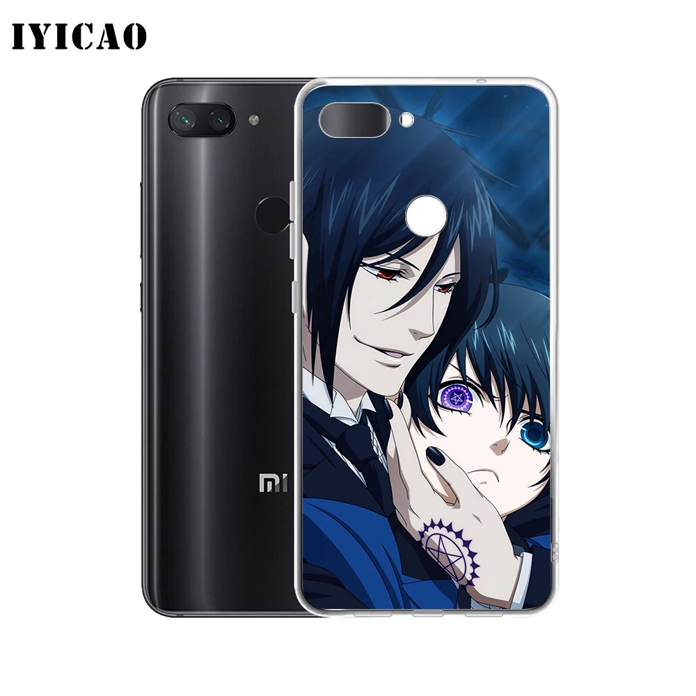 IYICAO Black Butler Soft Silicone Phone Case for Xiaomi Redmi 4A 5A 6A Note 7 6 5 Pro Plus 4X Prime Cover | Мобильные телефоны и
