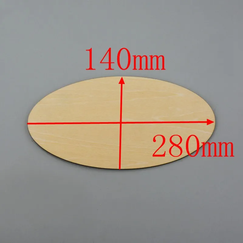 6 шт./компл. 280 мм Фотоэлементы овальной формы Ремесла Лазерная разрезная