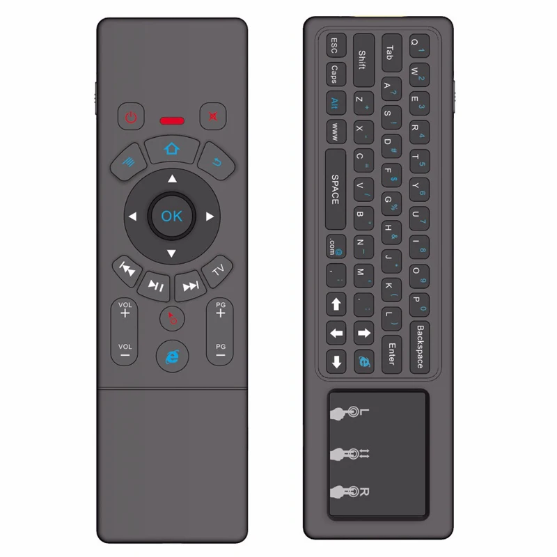Мини беспроводная клавиатура и тачпад трекпад 2,4G Fly Air mouse универсальный пульт дистанционного управления для Smart tv Android tv Box HTPC игры