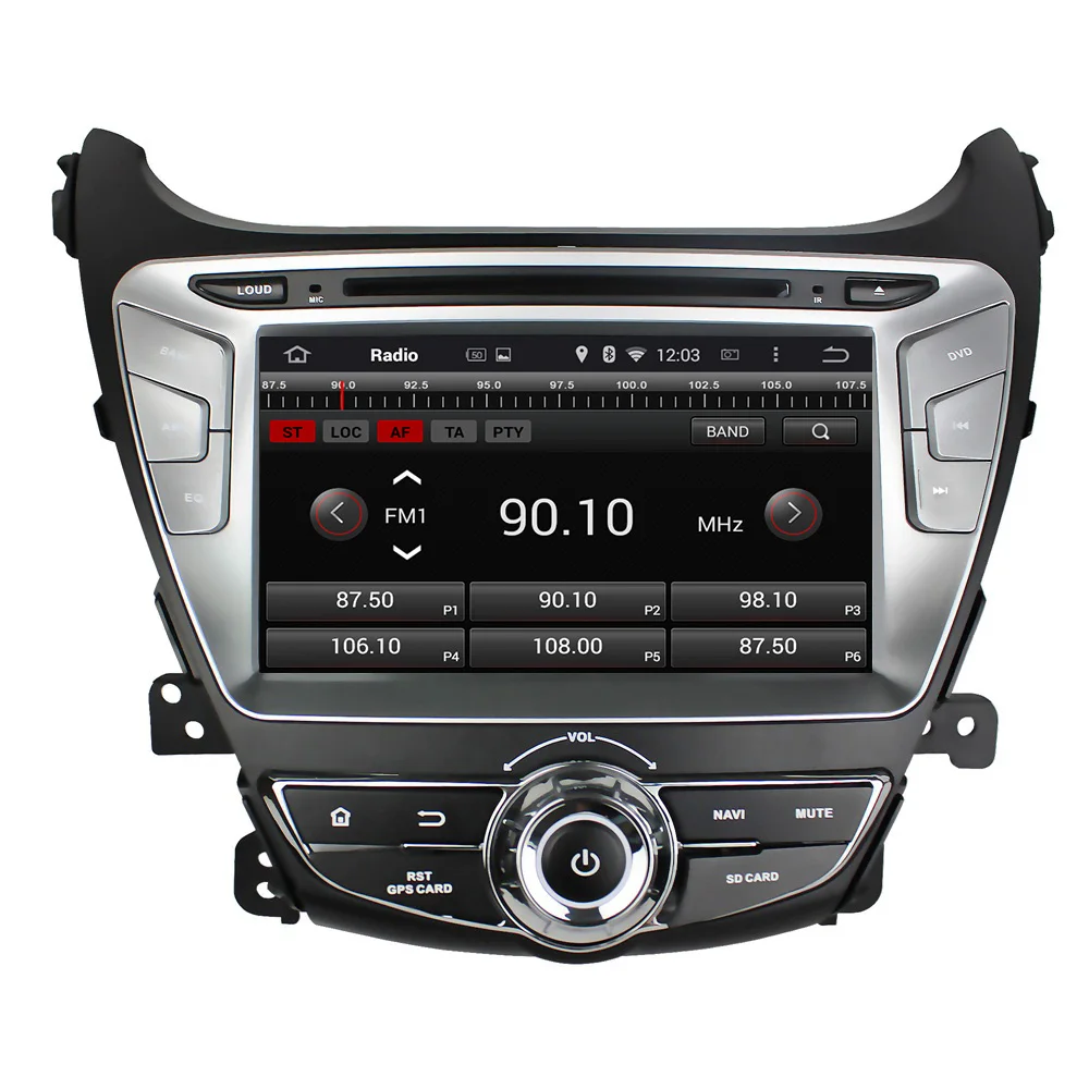 " in-dash автомобильный dvd-плеер на основе android с BT gps 3g wifi, автомобильный пк/мультимедиа головное устройство аудио/радио/стерео для hyundai Elantra