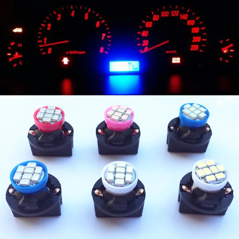 10 шт. светодиодсветильник лампа T10 W5W 8SMD 194|Сигнальная лампа| |