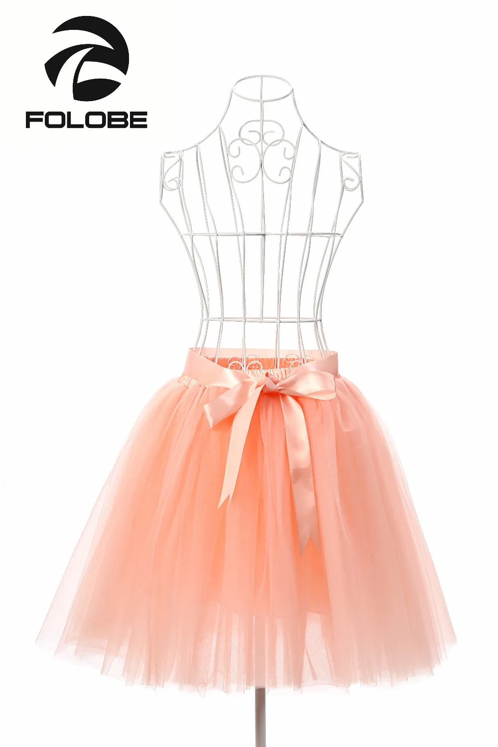 FOLOBE/ПЕРСИКОВО розовая балетная юбка пачка из фатина для женщин и взрослых Юбка с