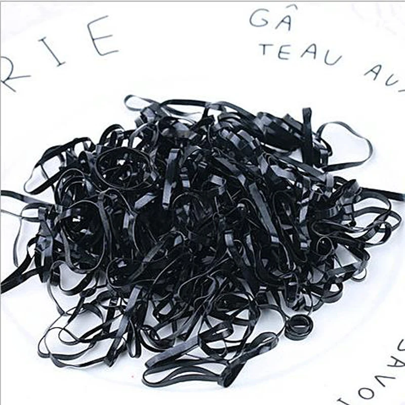 Креативные 2000 Искусственные черные резинки 25 мм канцелярские принадлежности