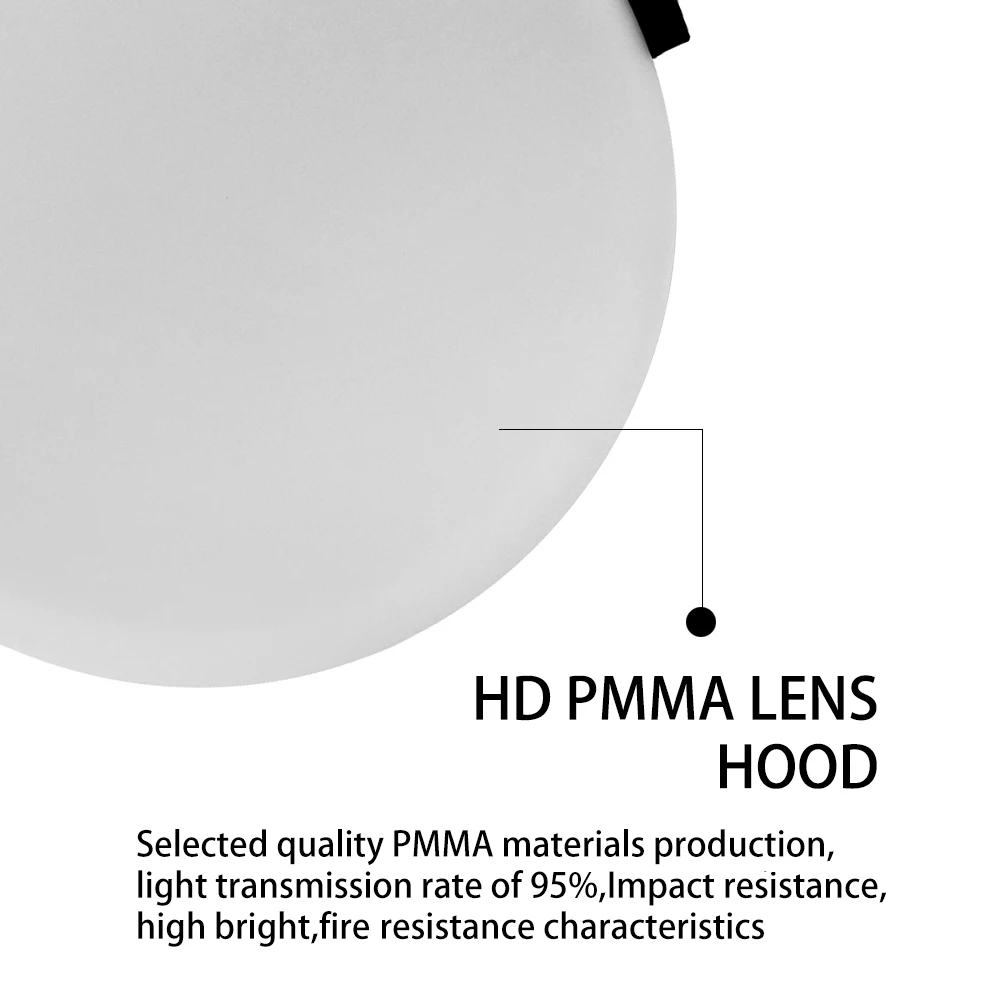 New Hot LED Dimmable Recessed Ceiling Light Round White Frosted Surface Borderless Panel Lamp 10W/18W/24W/36W For Home lighting |