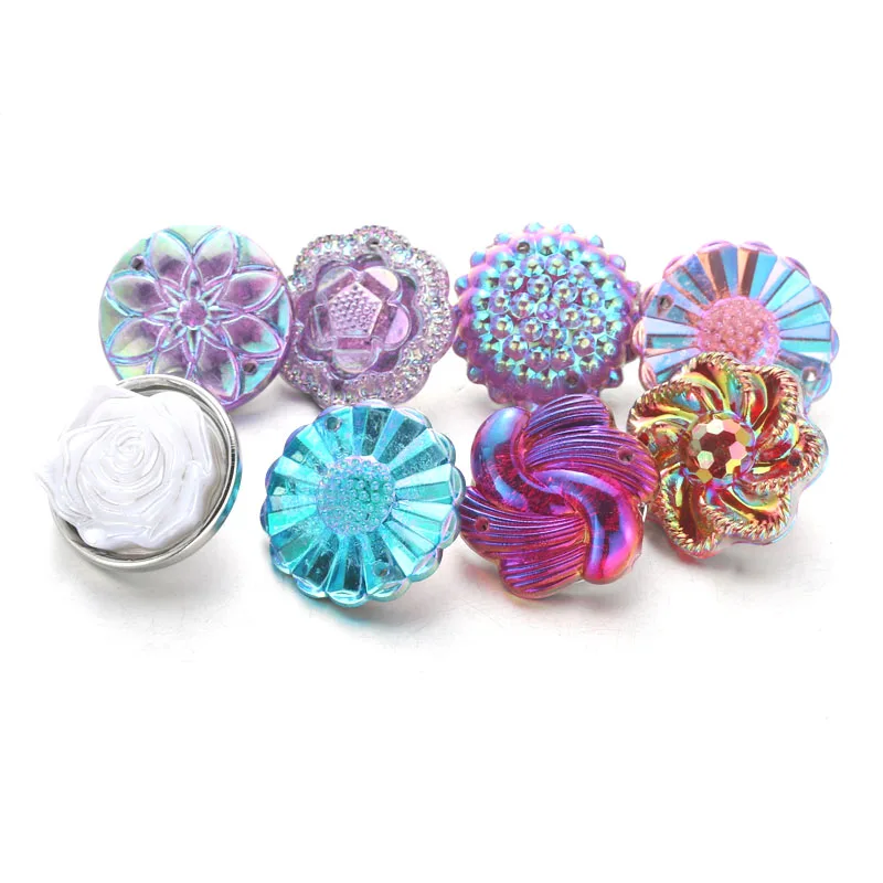 10 шт./лот разноцветные Круглые браслеты с кристаллами 18 мм из полимера на