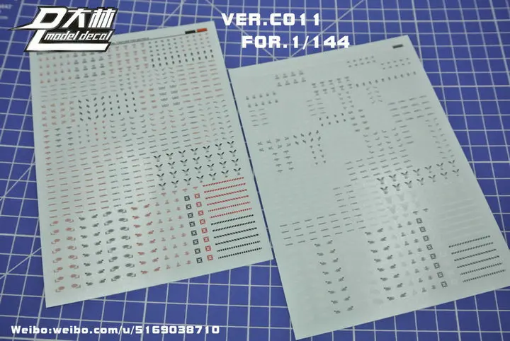 DL Generic model decal Sticker 1/144 VER.C011 Warning Series Toys Model Tools Free shipping | Игрушки и хобби