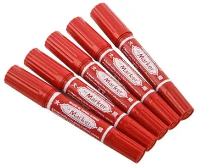 

Масляные черные маркеры 5 шт