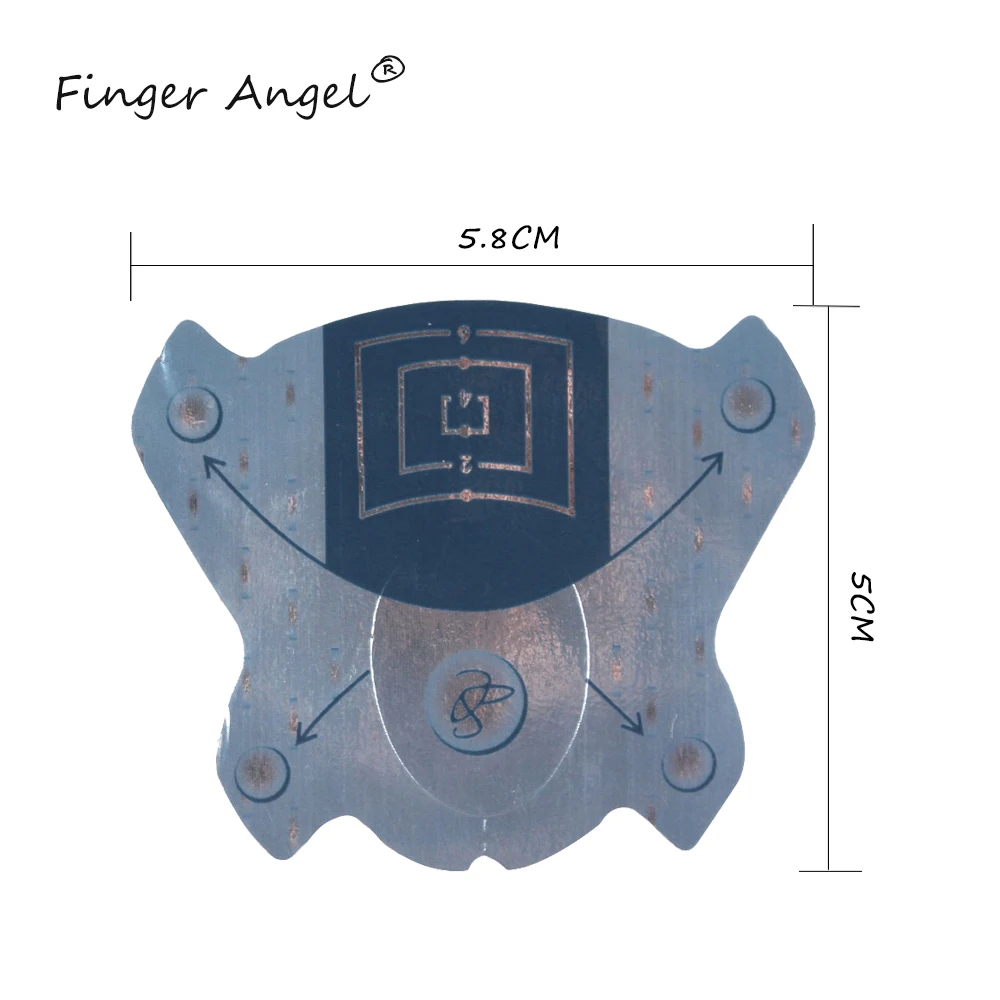 Finger Angel 50/100/500 шт. форма ногтей советы нейл-арта руководство Бумага серебристого цвета для маникюра(гель-удлинитель французский инструмент для маникюра Сделай Сам W007