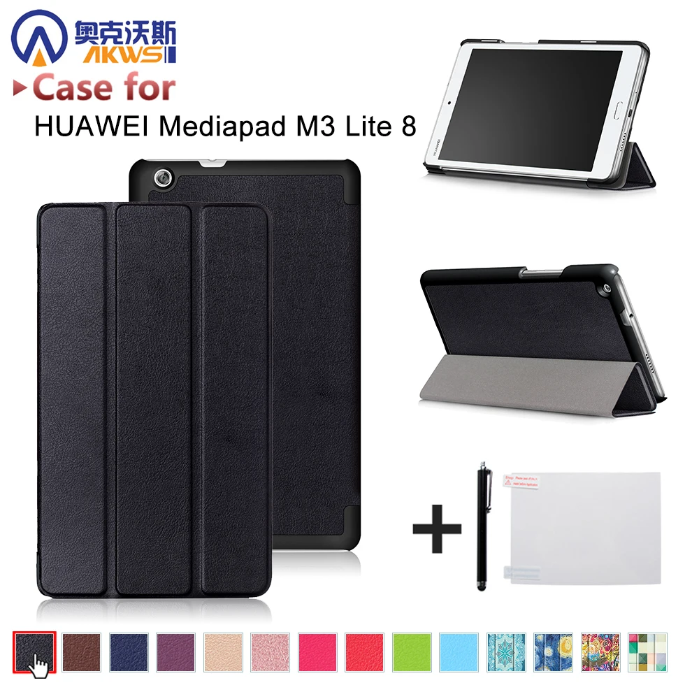 Для Huawei Mediapad M3 молодежи Lite 8 чехол для планшета CPN W09 AL00 &quot2017 PU кожаный Funda| |