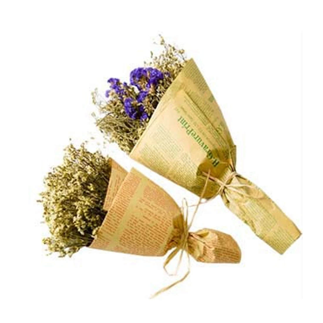 Подарочная оберточная бумага винтажная газетная обертка Двусторонняя Декор