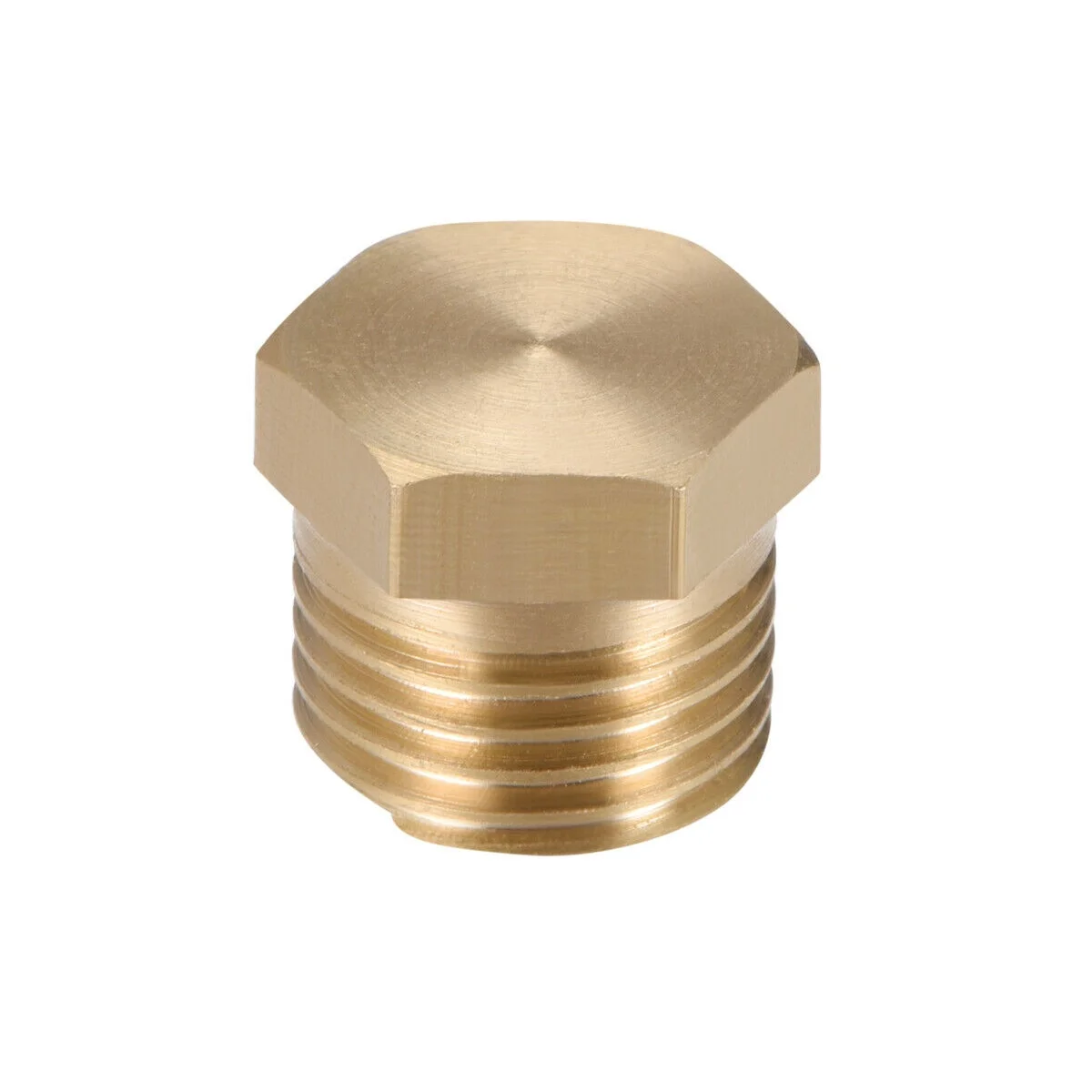 1/" 1/4" 3/" 1/2" BSP наружная резьба, Латунная Труба, внешний шестигранник, латунный концевой колпачок, соединительный соединитель, адаптер, медь