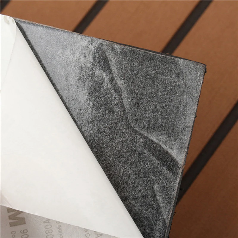 Коричневый + черный полоса линия самоклеющиеся EVA пены тика лист темно-коричневый