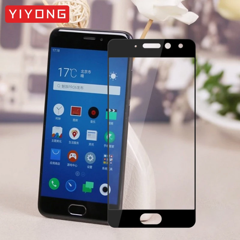 Полноэкранное защитное стекло YIYONG для Meizu Pro 7 Plus закаленное Pro7 Защита экрана