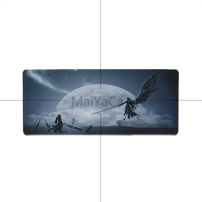 MaiYaCa Высокое качество final fantasy игровой коврик для ноутбука игровой коврик для мыши мягкий резиновый профессиональный игровой коврик для мыши компьютерный планшетный коврик - Цвет: Lock Edge 30X90cm