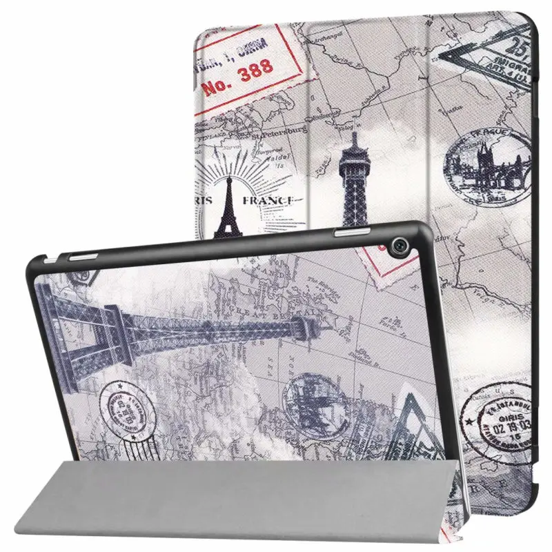 style 7 Чехол для huawei MediaPad M3 Lite 10 Защитная крышка чехол для BAH-W09 BAH-AL00 BAH-L09 10," планшеты+ Экран пленка подарки - Цвет: style 7