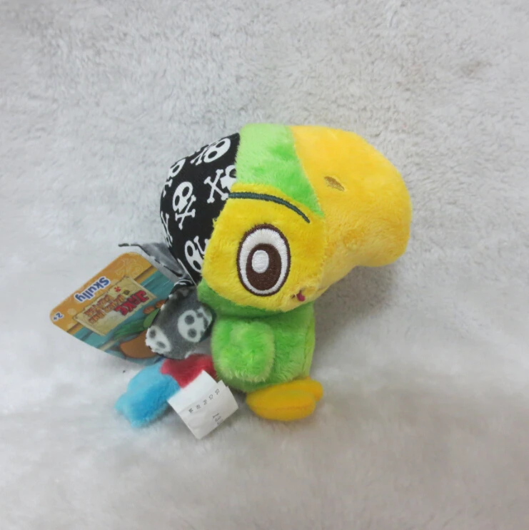 Оригинальные Пираты Джейк и пираты Нетании игрушки плюшевые Skully Parrot птицы чучела