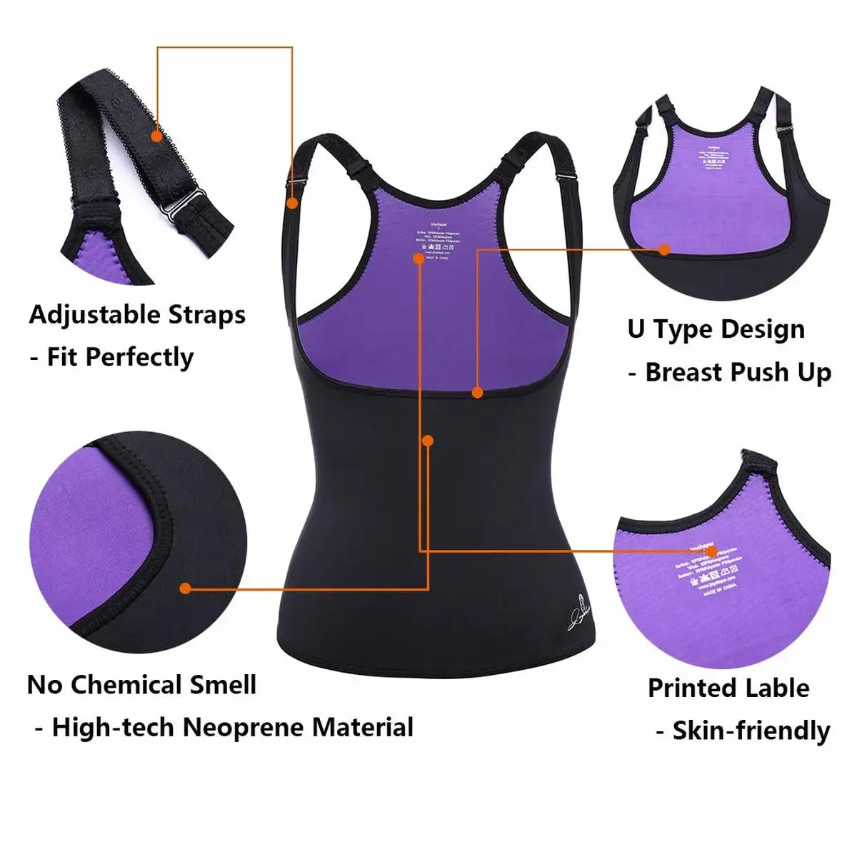 Неопреновый утягивающий корсет для талии женщин тренировочный жилет похудения