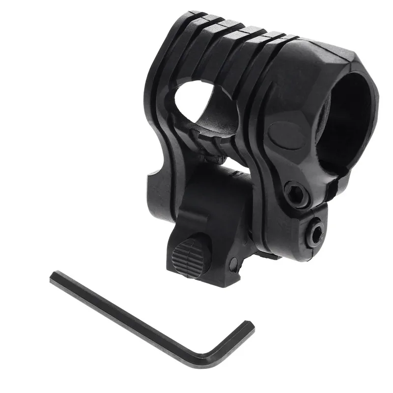 

Hunting Tactical 1 inch /25.4mm Ring 5 Position for Airsoft Flashlight Torch Laser Scope Fit 20mm Picatinny /Weaver Rail Mounts