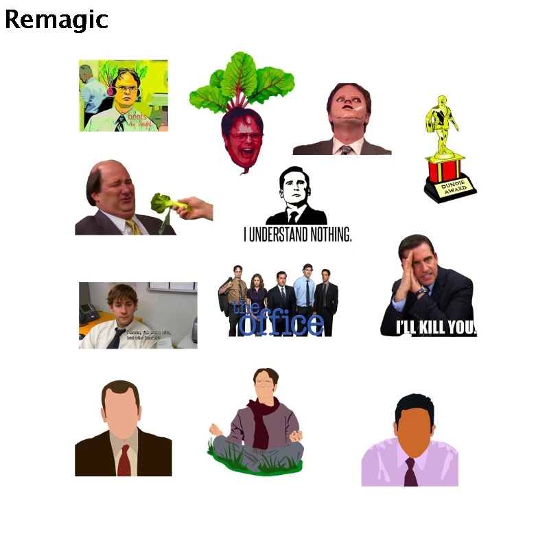 50pcs the office tv show stickers pack fans anime vintage paster cosplay funny scrapbooking diy sticker phone laptop waterproof free global shipping